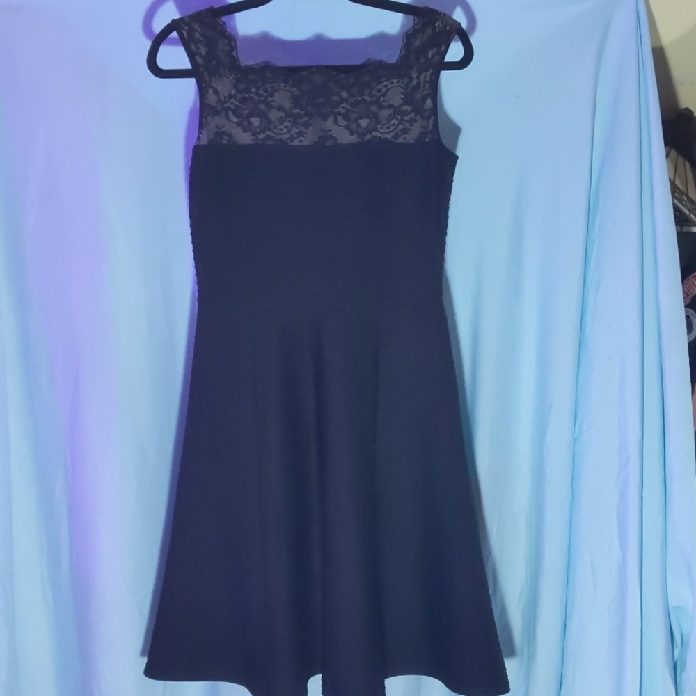 black dress